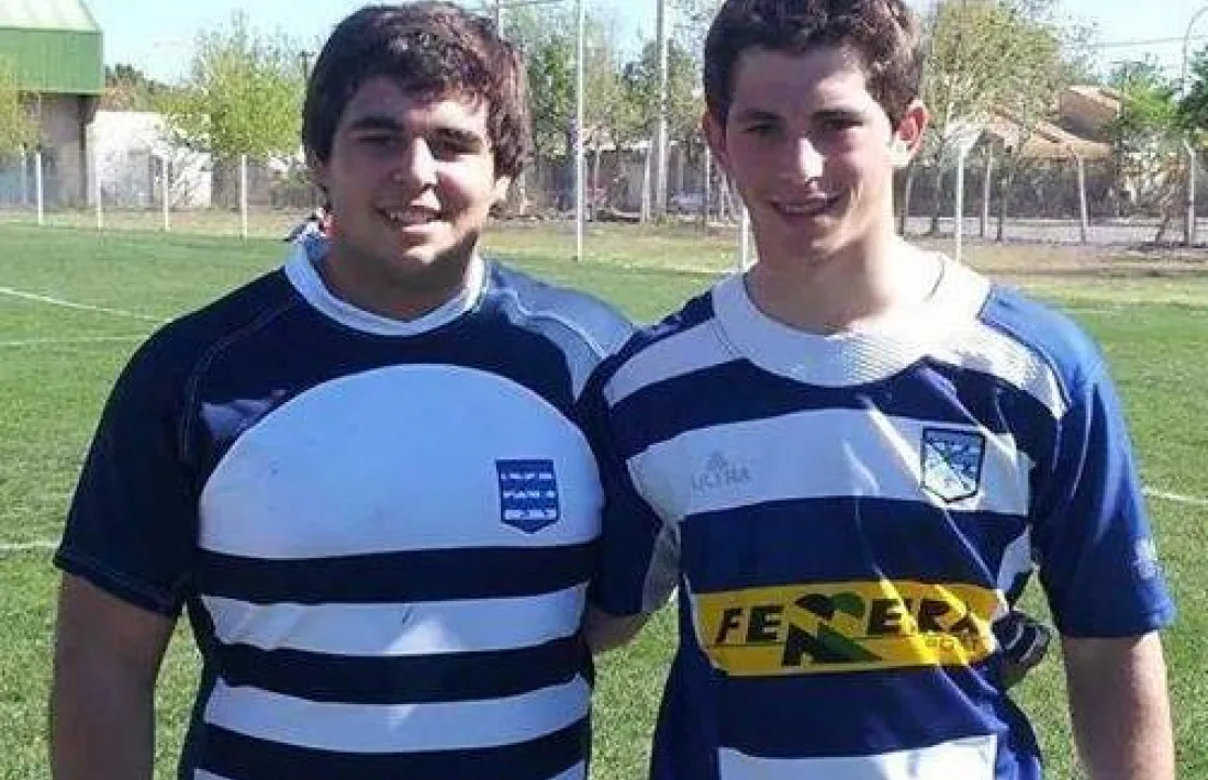 Els Barrera, Matías i ‘Seba’, una família de rugbi formada a Bahía Blanca. Foto: Facebook