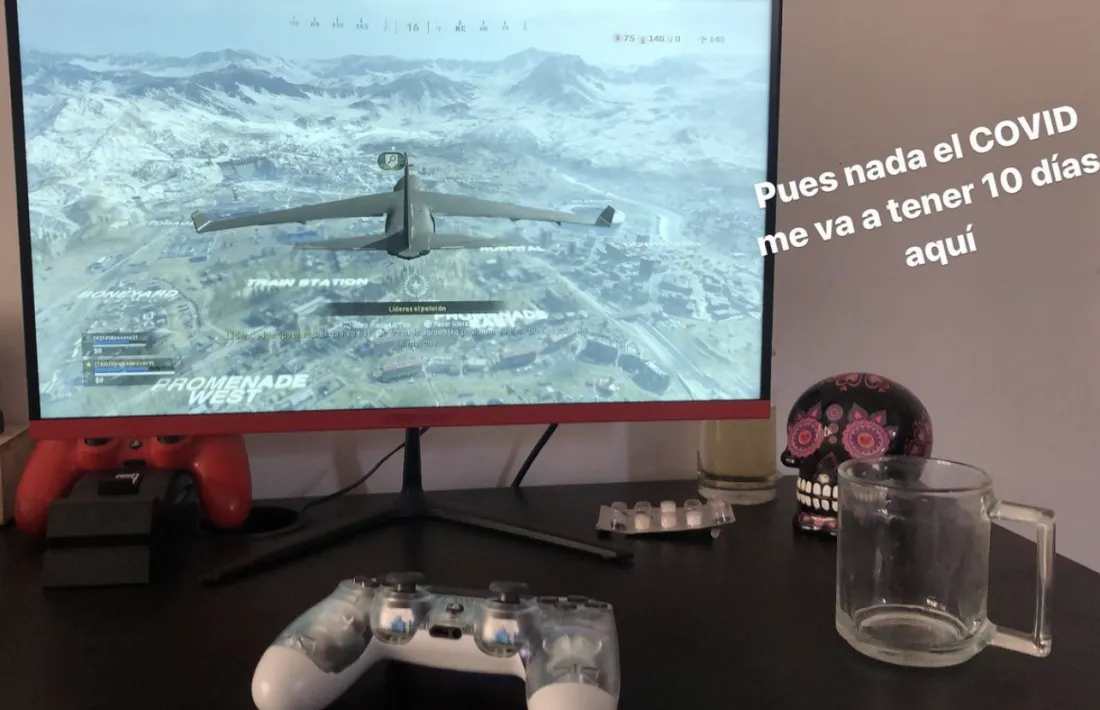 El capità de l’FC Andorra va anunciar el seu positiu per coronavirus per Instagram. Foto: Instagram