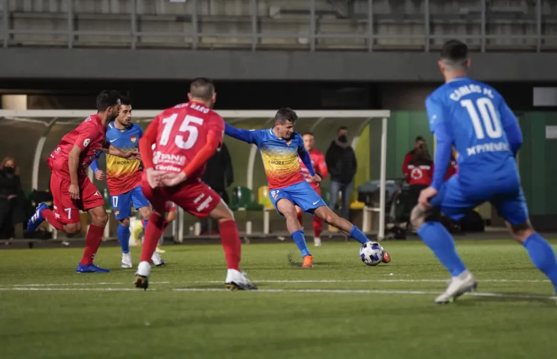 El capità i migcampista de l’FC Andorra, Rubén Bover, és dels jugadors que ha decidit fer oficial que ha donat positiu per coronavirus. Foto: FC Andorra