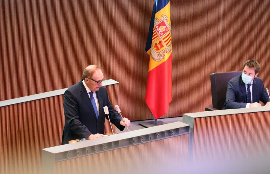 El president del grup parlamentari de Terceravia, Josep Pintat.