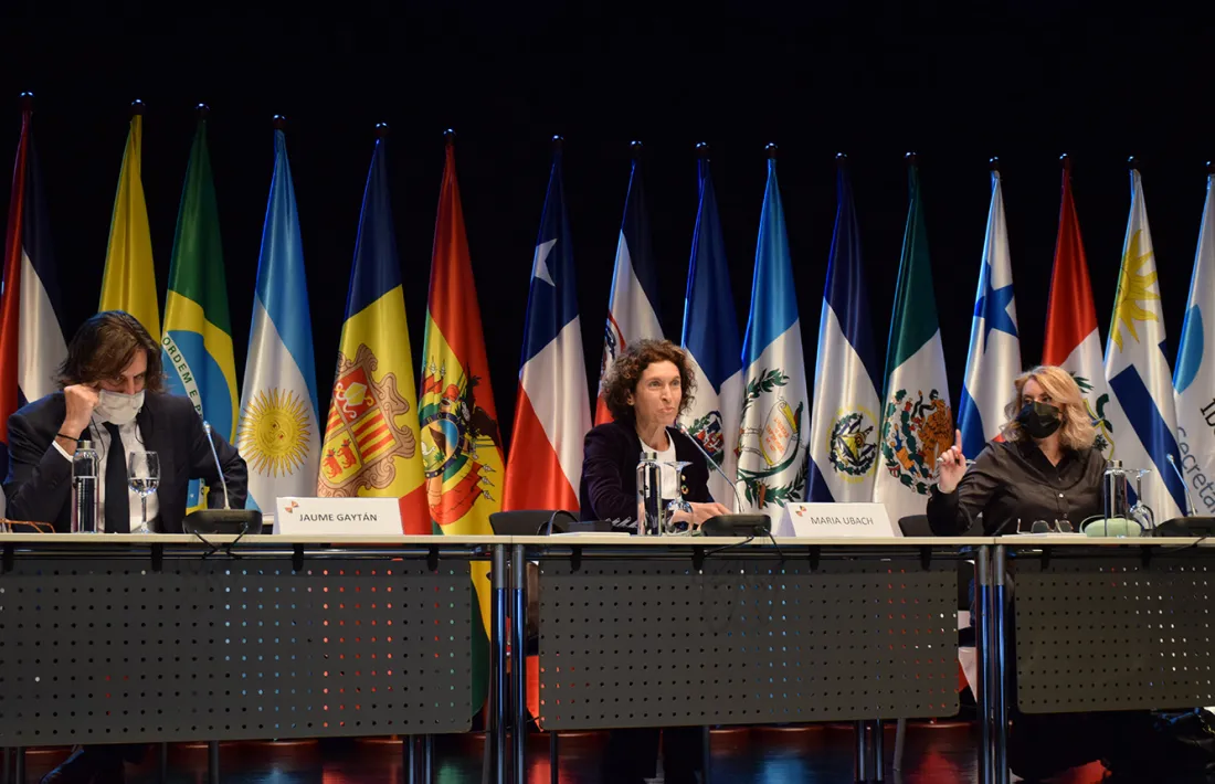 Un moment de la reunió extraordinària de ministres iberoamericans d'Afers Exteriors.