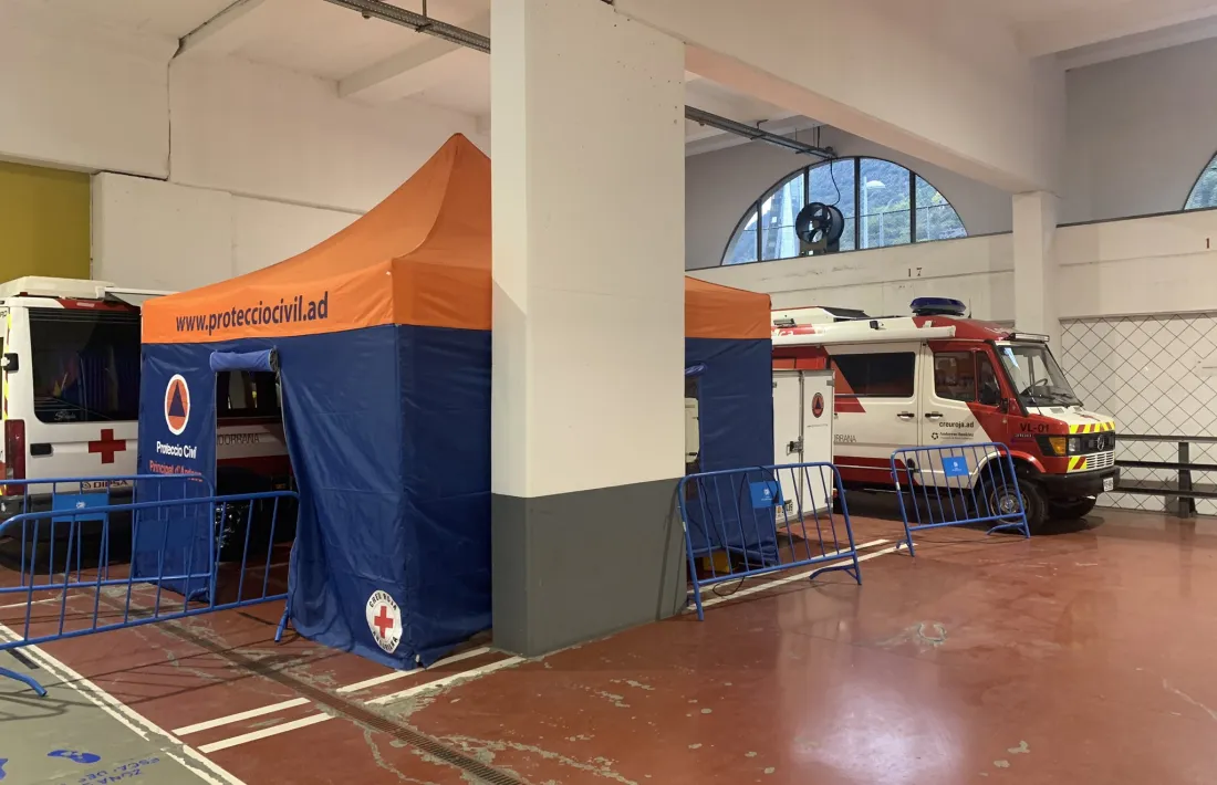 L'stop lab durant la seva estada a Escaldes-Engordany.