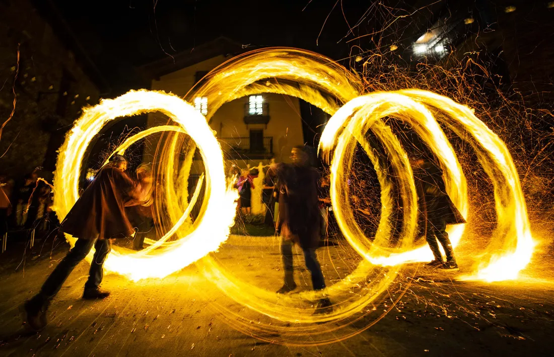 Imatge d'arxiu d'una nit de Sant Joan. 