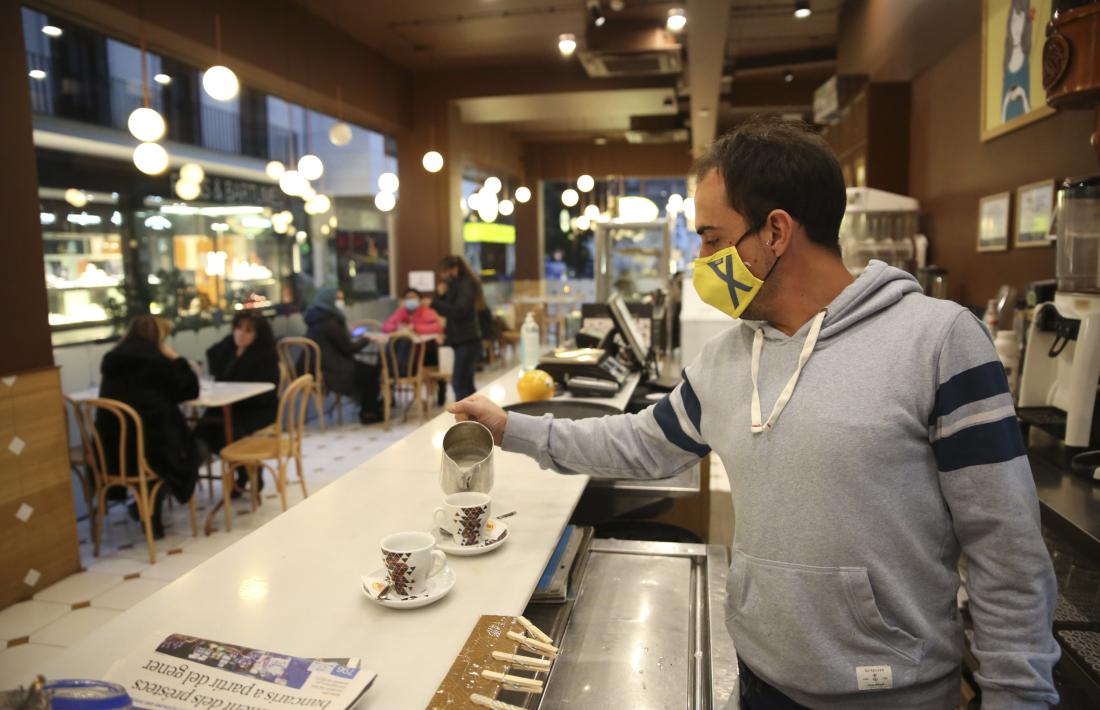 La xocolateria Valor, aquesta tarda.