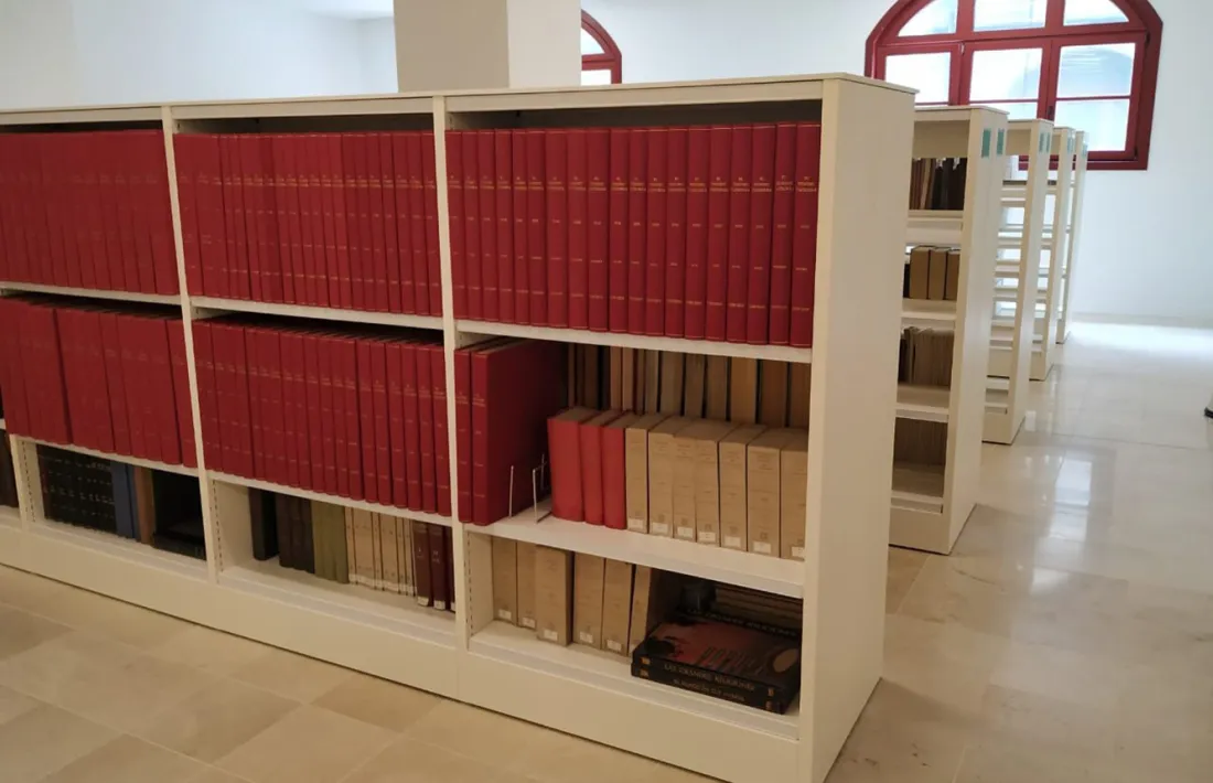 Una imatge de les noves instal·lacions de la Biblioteca Nacional.