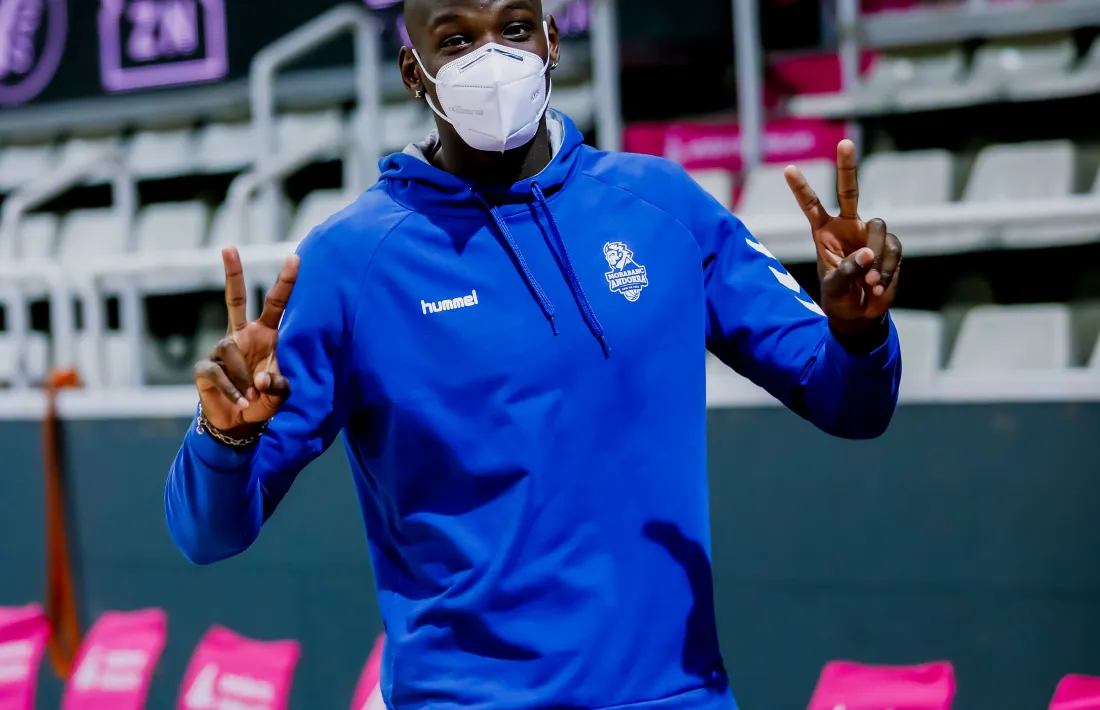 Bandja Sy s’estrena aquest curs a l’ACB.  Foto: Martín Imatge