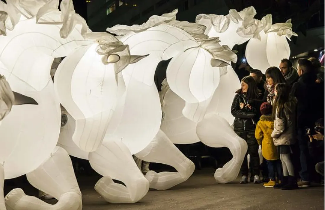 L’espectacle ‘Fiers à Cheval’.