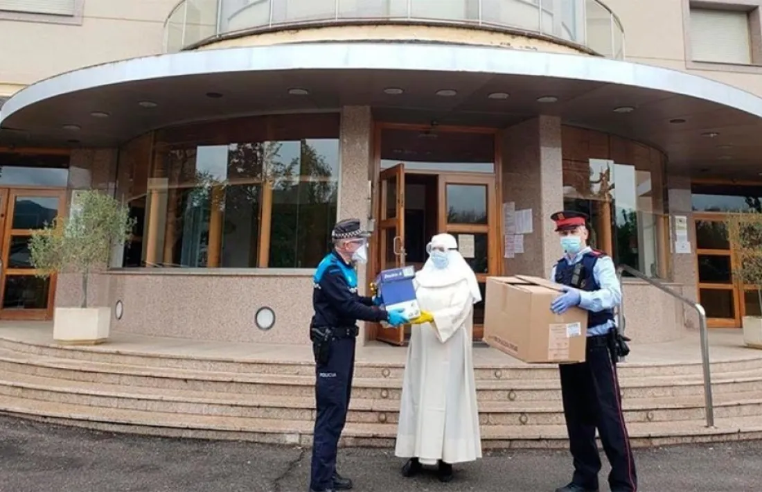 L’Ajuntament va posar a disposició de l’orde religiós que gestiona l’asil mascaretes durant les primeres setmanes de la pandèmia.