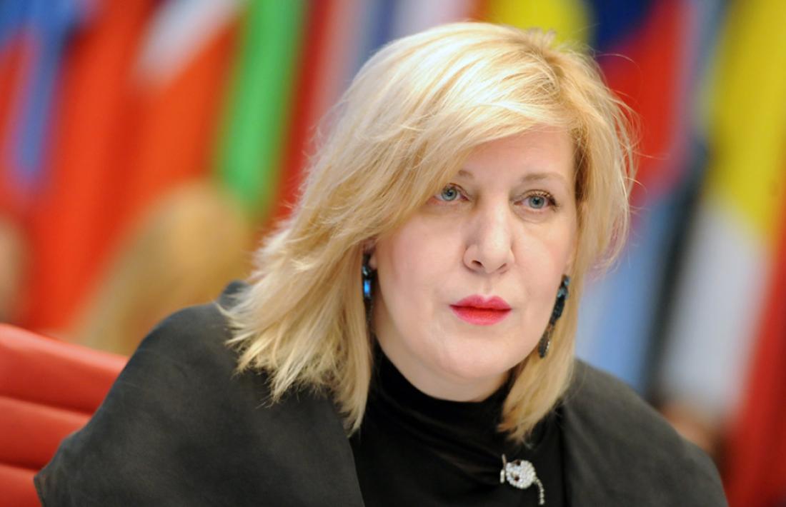 La comissària europea de Drets Humans, Dunja Mijatovic. 
