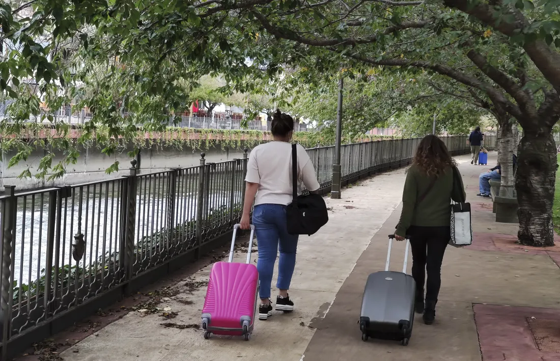 Temporers arribant a Andorra fa uns dies.