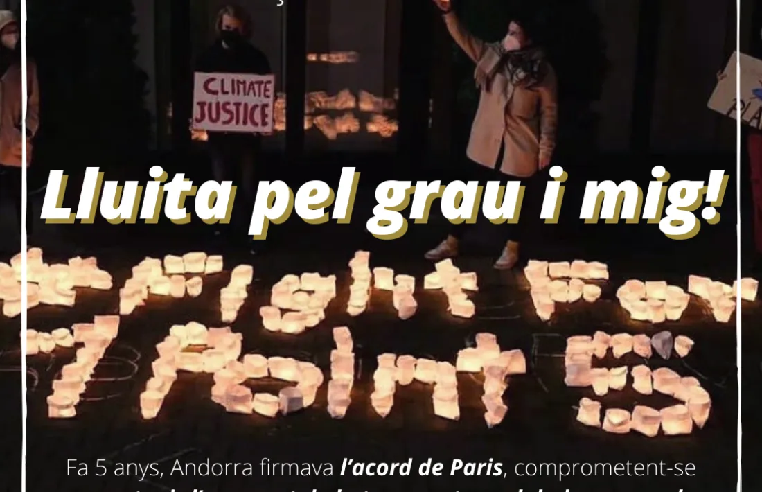 Cartell de la concentració de divendres.