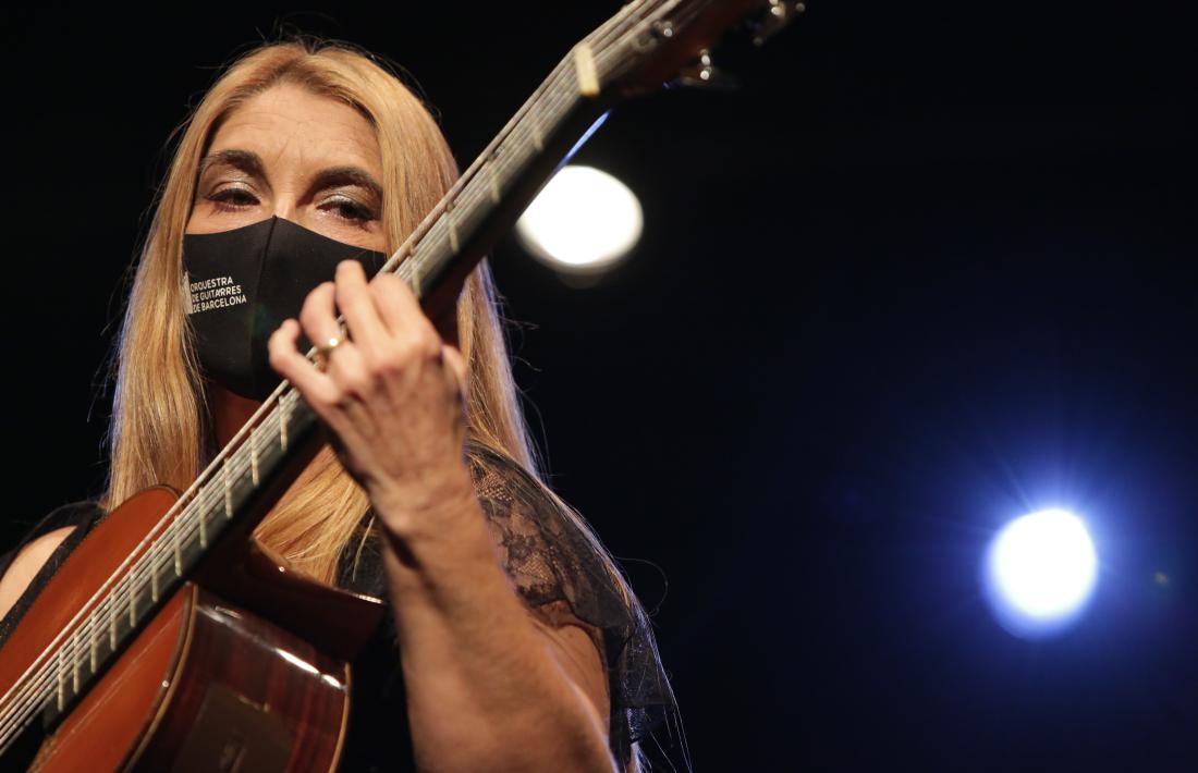 L’Orquestra de Guitarres de Barcelona va debutar ahir al Festival de guitarres.