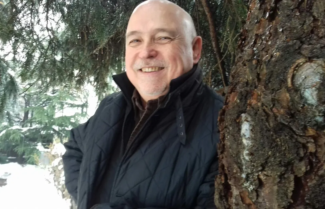 Peruga, dos anys enrere a la seu d’Editorial Andorra, amb motiu dels 20 anys d’‘Últim estiu a Ordino’.