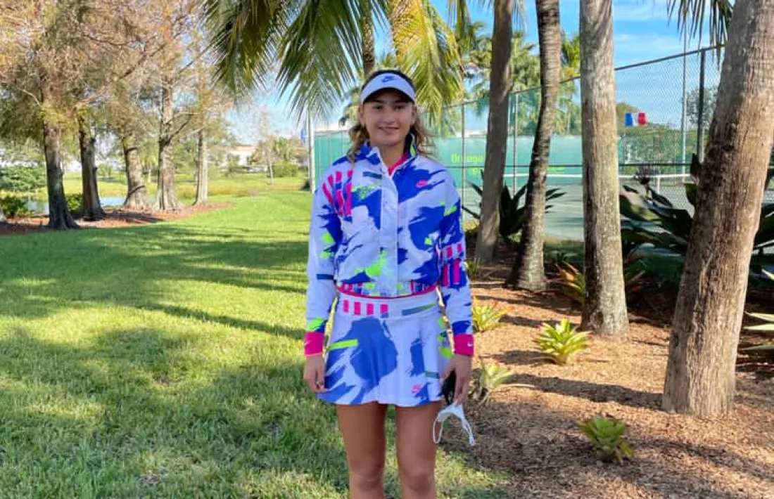 Vicky Jiménez, a l’Orange Bowl. Foto: Foto cedida per Joan Jiménez