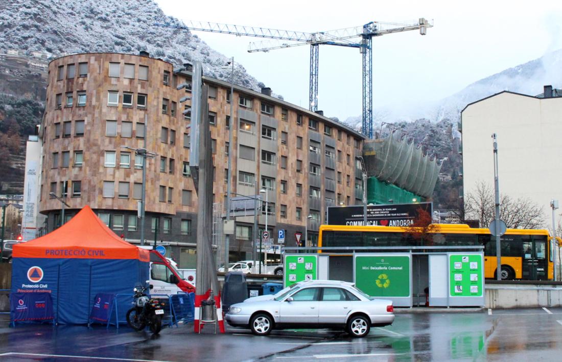 'Stop lab' mòbil a Andorra la Vella.