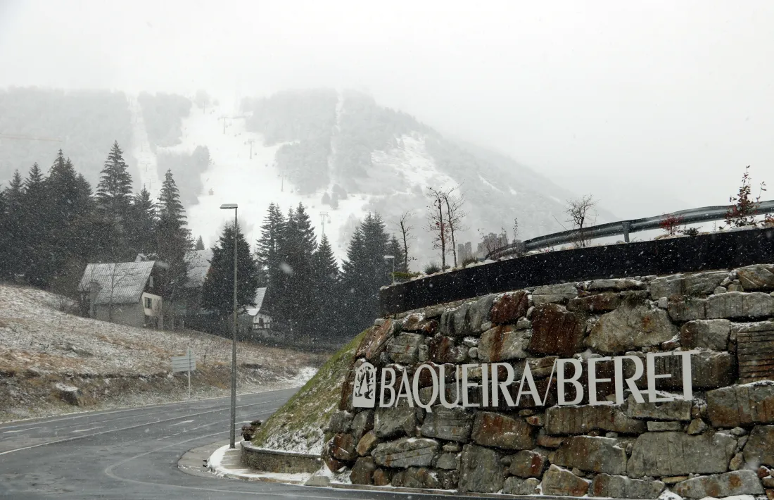 L'estació de Baqueira Beret.