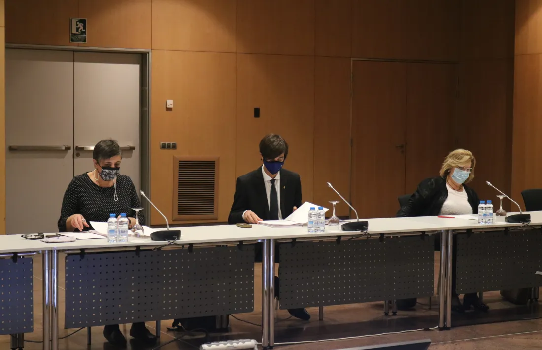 Els consellers del PS + I a Andorra la Vella.