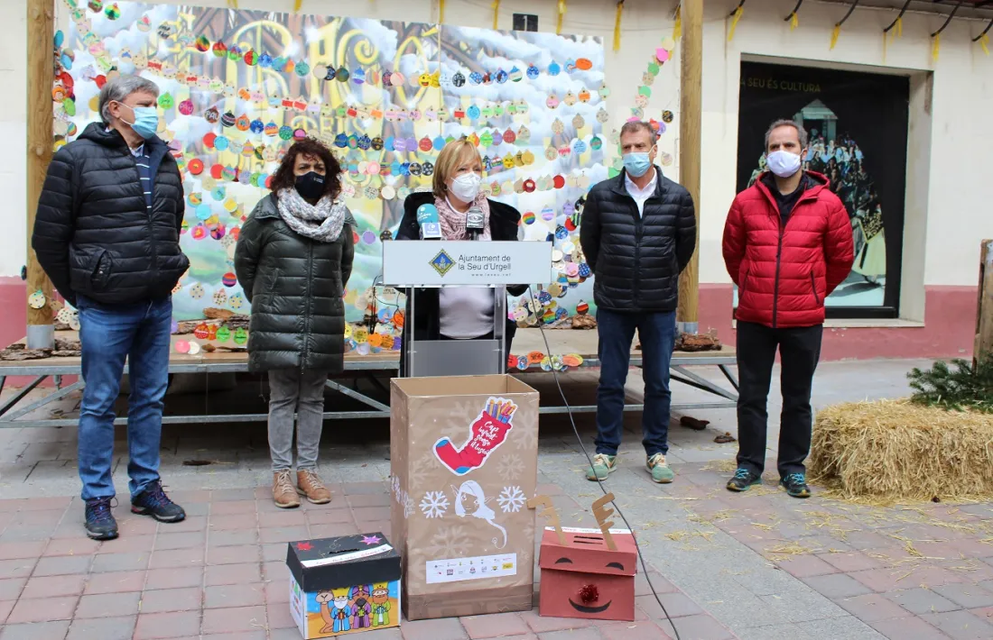 Un moment de la presentació de la campanya.