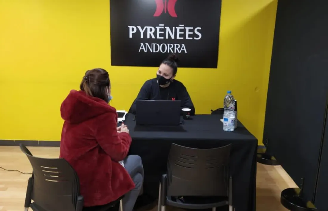 El punt d'informació.