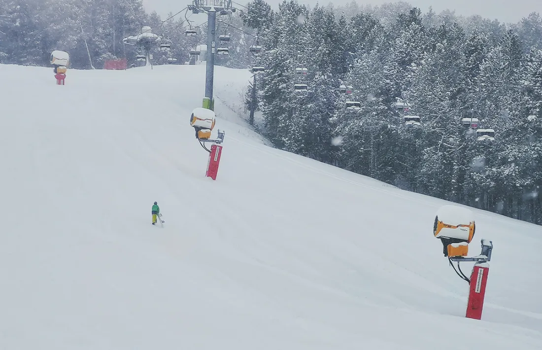 Les pistes d'esquí de Pal.