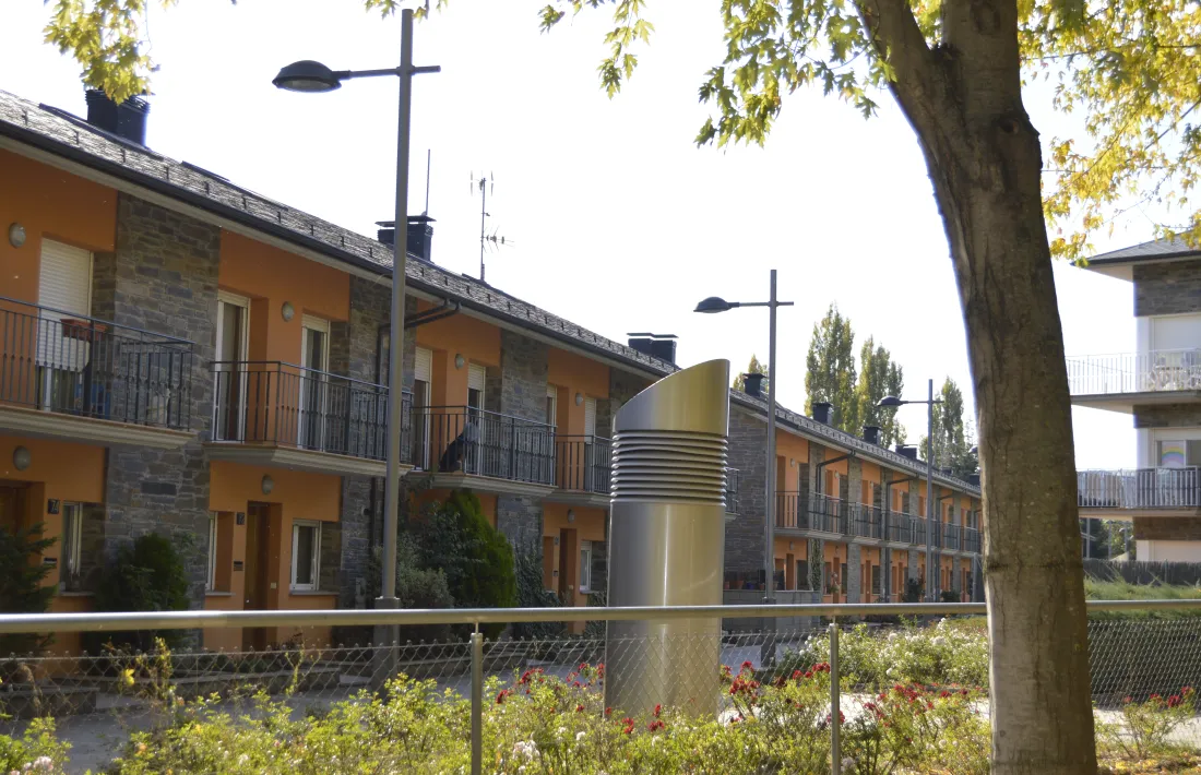Una de les zones residencials de la capital alturgellenca. 