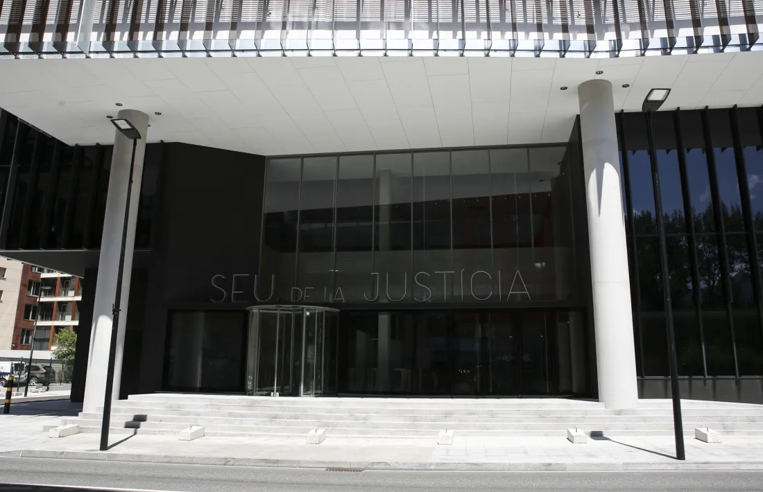 La façana de la Seu de la Justícia.