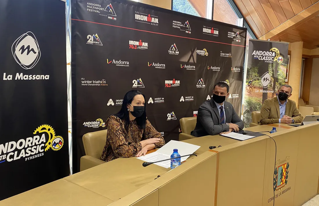 El MTB Classic Pyrénées es va presentar ahir. Foto: Agències