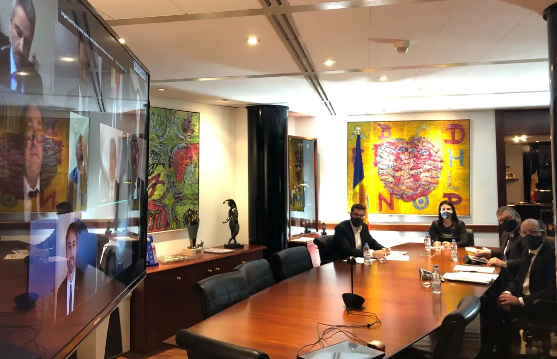 Un moment de la sessió de consell de comú d'aquesta tarda.