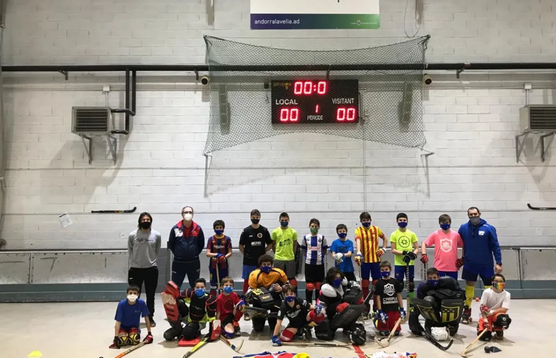 Sessió de tecnificació d’hoquei. Foto: FCP