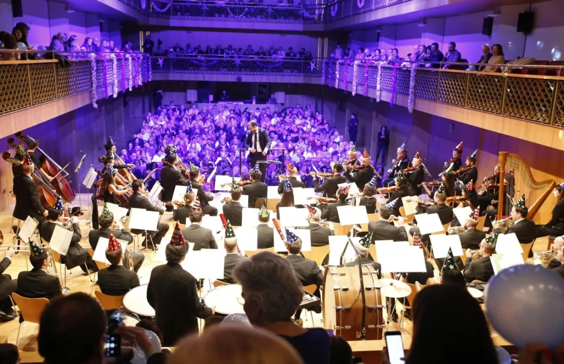 Concert de Cap d'Any a l'Auditori Nacional en una imatge d'arxiu. 