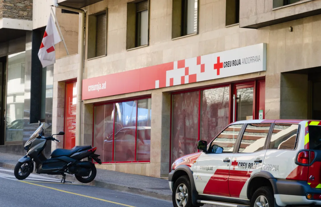 La seu social de la Creu Roja Andorrana.