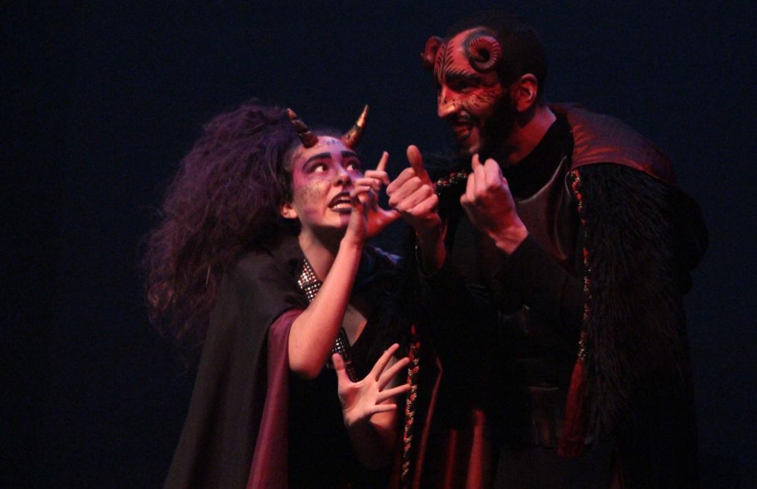 .  Un moment de la darrera representació d''Els Pastorets'.