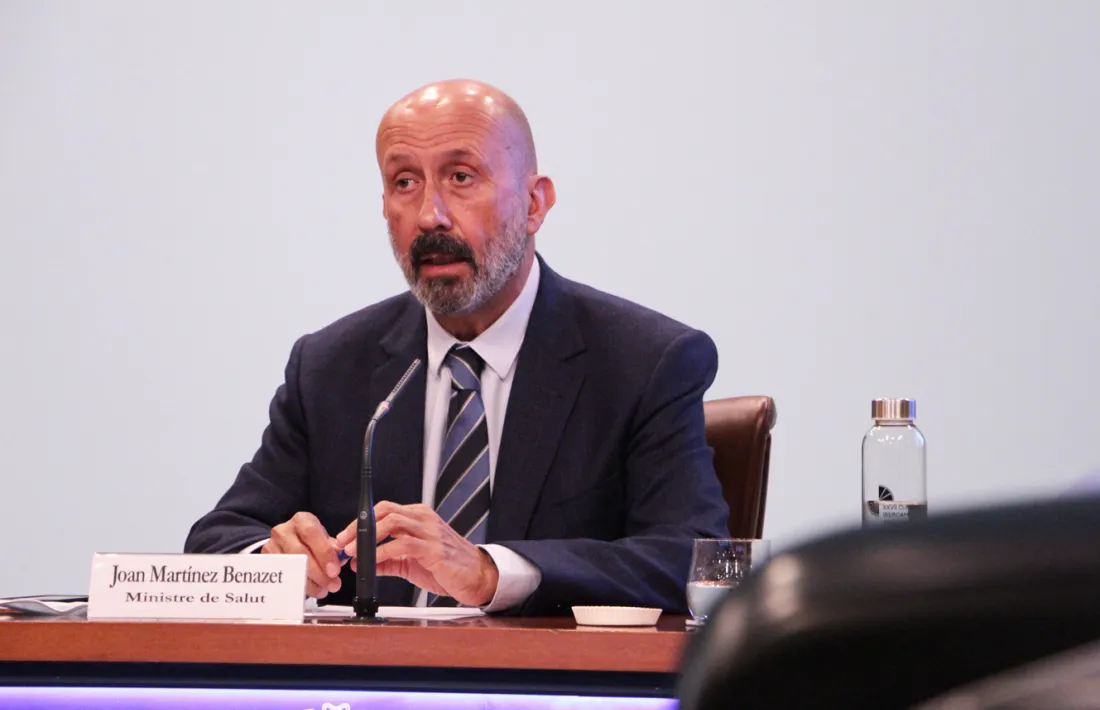 El ministre de Salut, Joan Martínez Benazet.