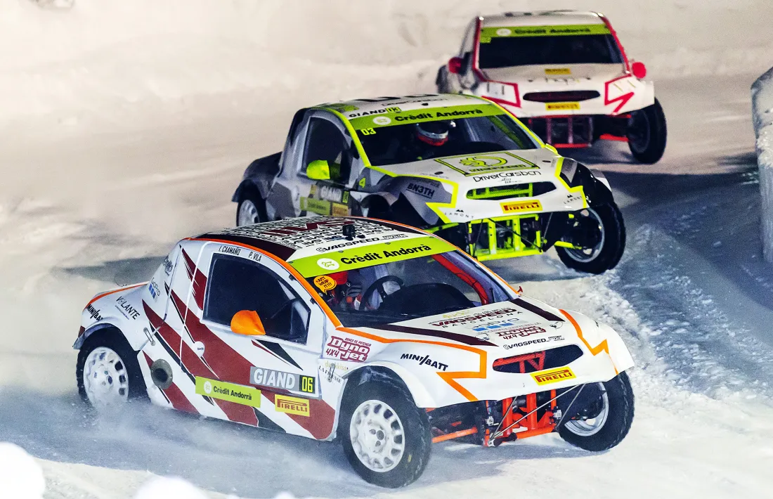 Una de les curses de les Crèdit Andorrà GSeries 2020.