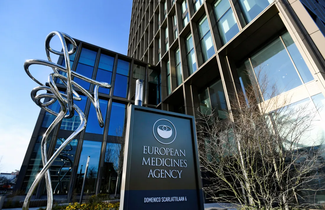 L'exterior de l'Agència Europea del Medicament, a Amsterdam.