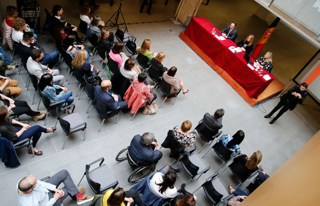 Un moment de la presentació del Llibre blanc de la igualtat al Consell General, el maig de 2018.