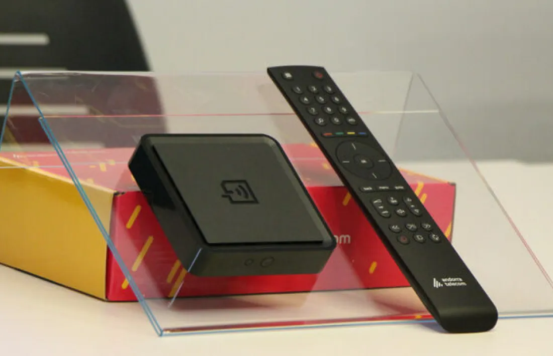 Un descodificador d'Andorra Telecom.