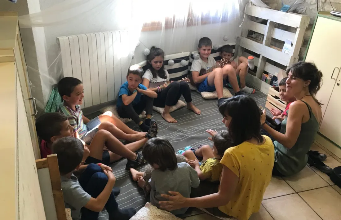 Una de les aules del centre escolar en una imatge, això sí, d’arxiu. 