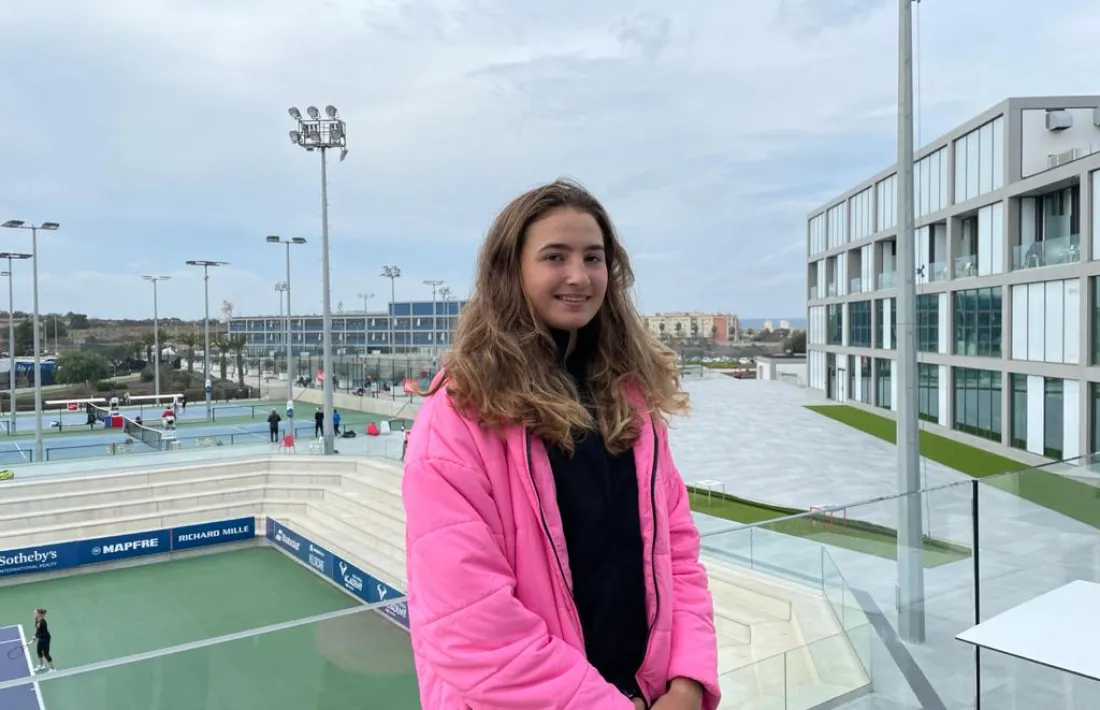 Vicky, a l’Academia Rafa Nadal. Foto: Joan Jiménez