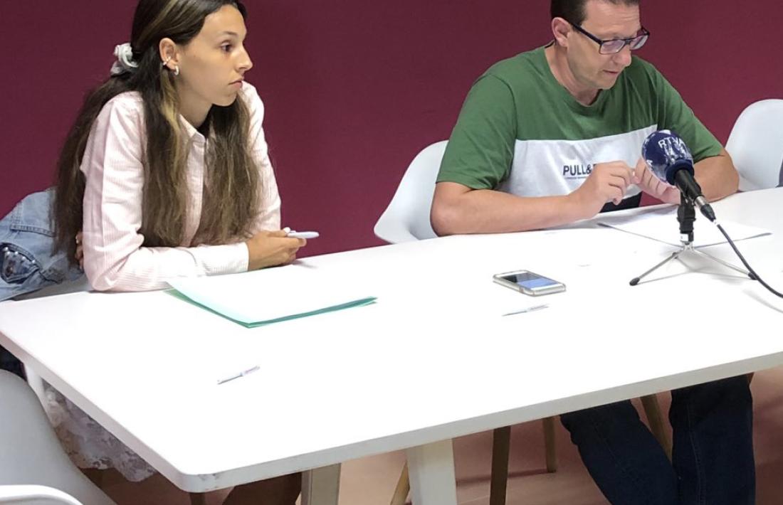 Laia Moliné i Josep Lluís Donsión en una compareixença anterior.