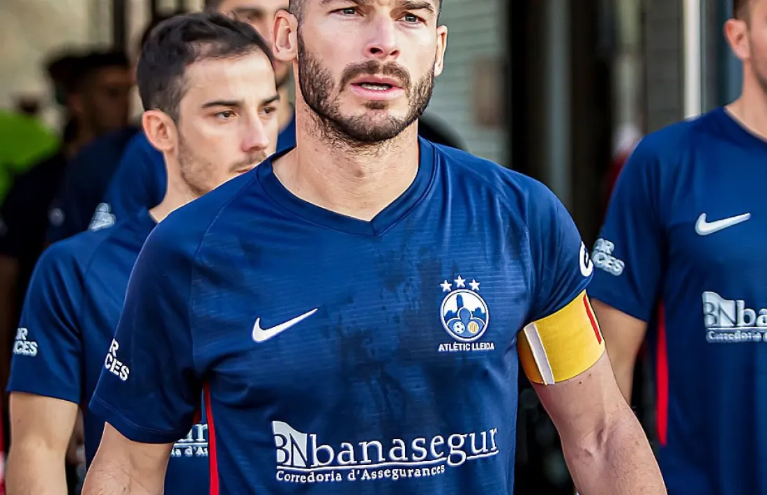 Pau Bosch, amb l’Atlètic Lleida. Foto: Atlètic Lleida