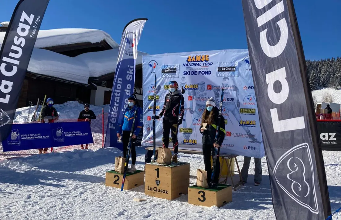 Gina del Río, tercera a Clusaz. Foto: FAE