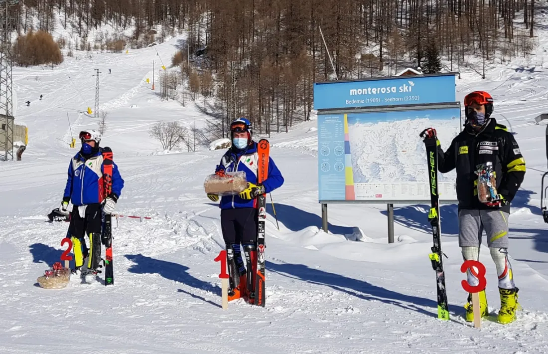 Àlex Rius, el tercer al podi de Gressoney. Foto: FAE