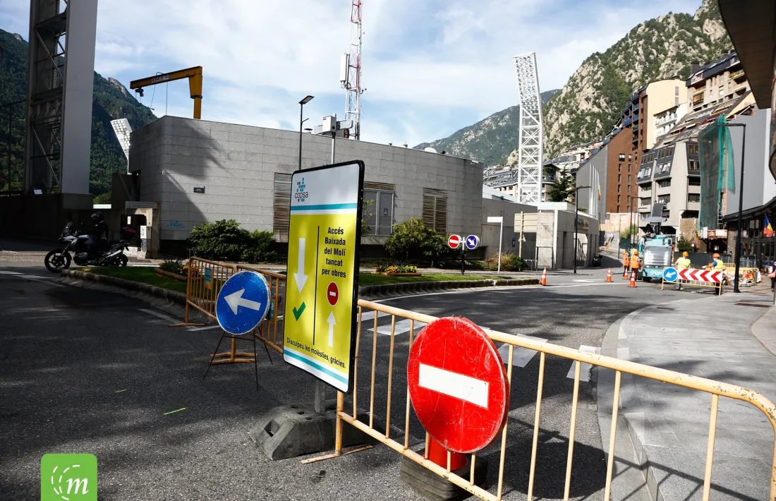 El trencament de la canonada s'ha produït a la zona de la rotonda de Tobira.