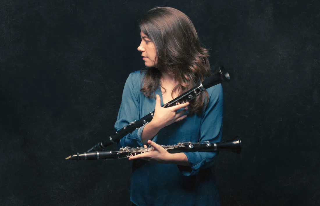 La clarinetista Marta Urzaiz ha participat en el disc ‘Femina Feminae’.