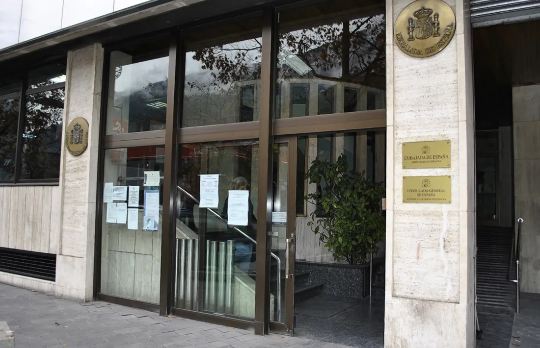 La seu diplomàtica espanyola.