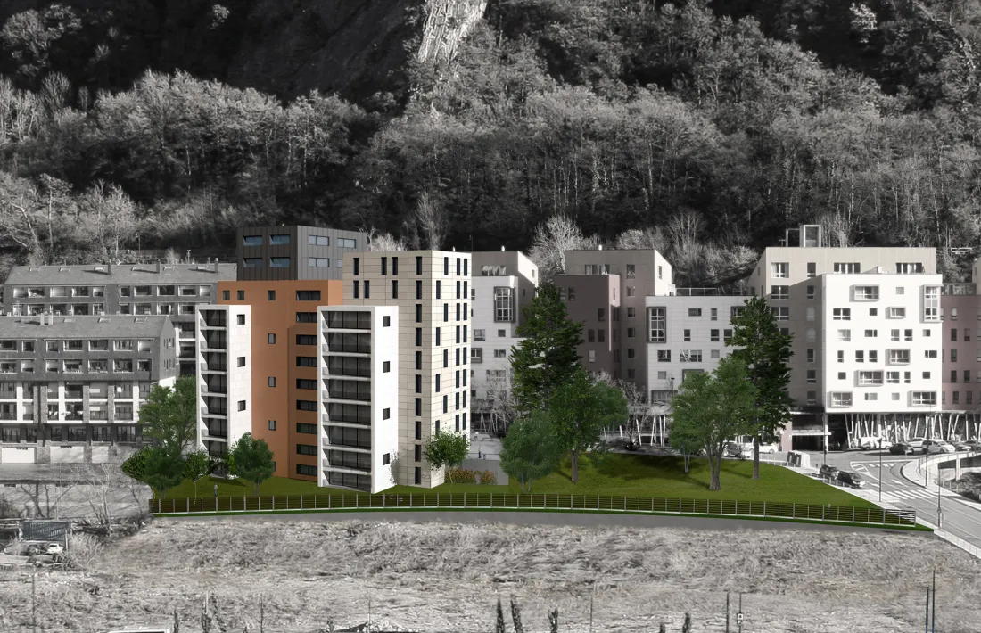 El projecte d'habitatges a preu assequible a Borda Nova.