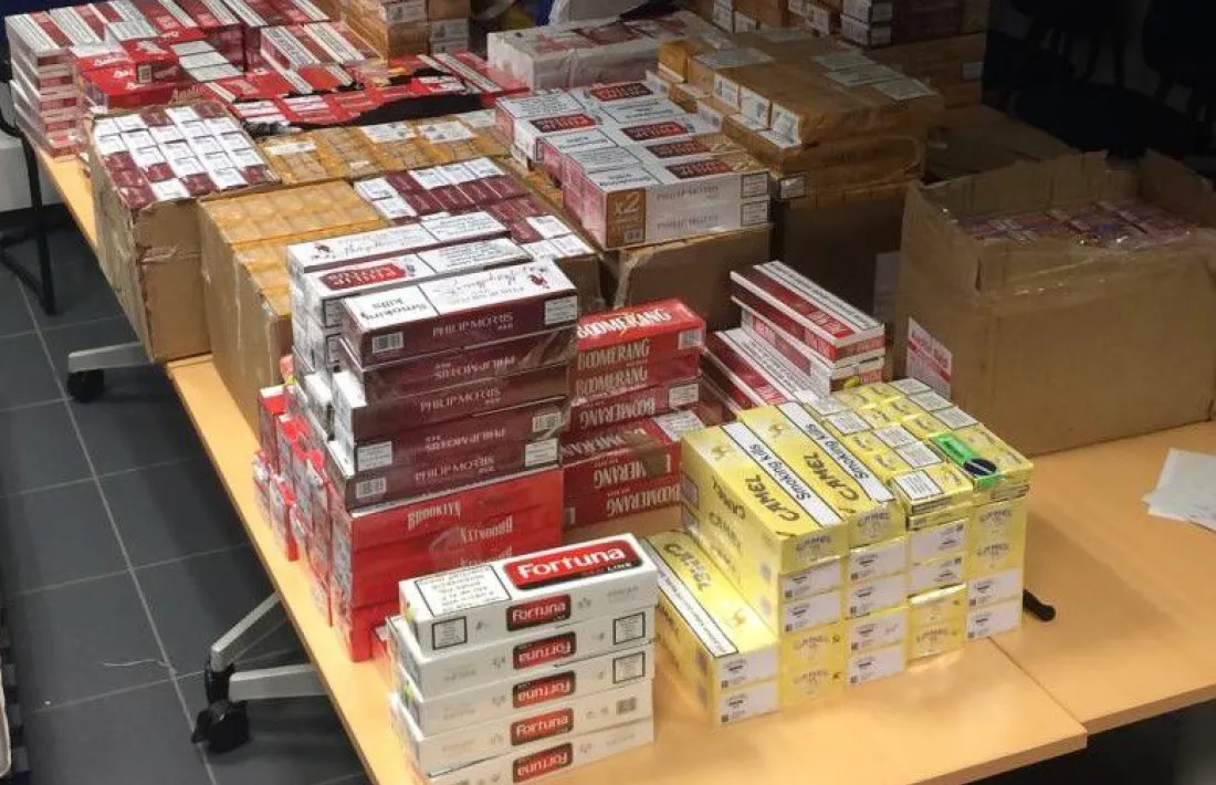 El tabac comissat aquesta matinada.