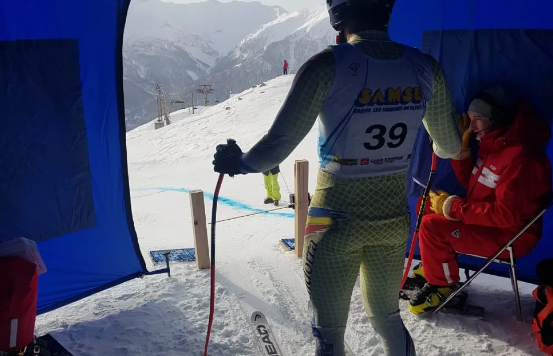 Joan Verdú, a Orcières Merlette. Foto: FAE