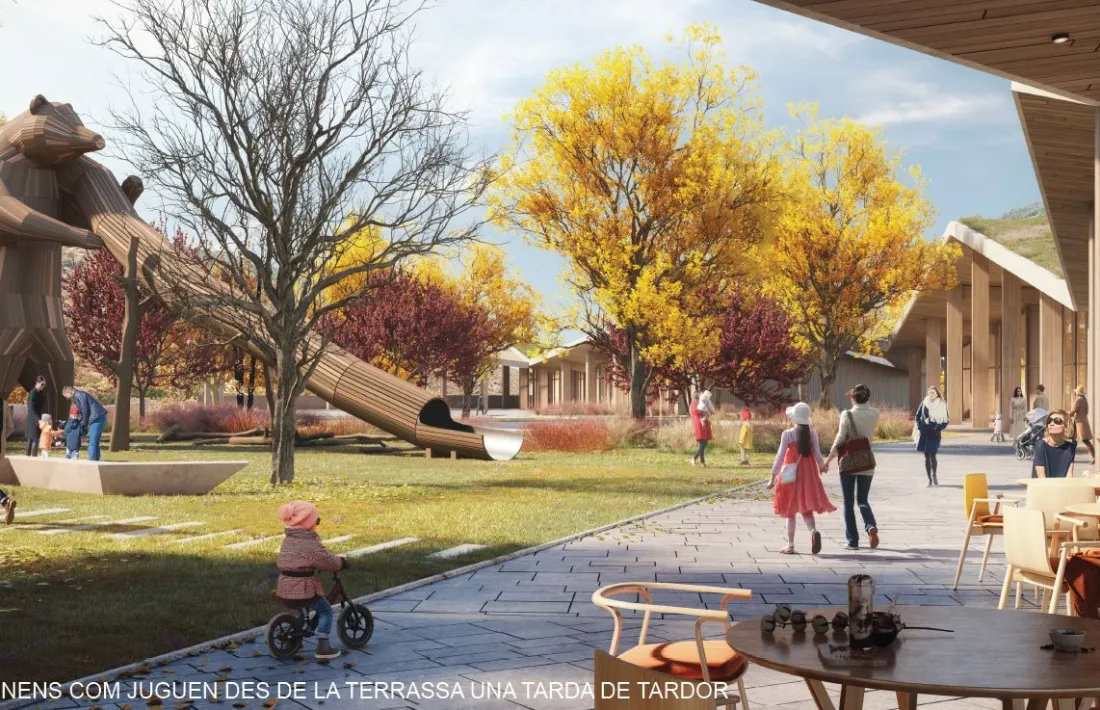 El projecte guanyador del concurs d’idees del nou parc d’Encamp.